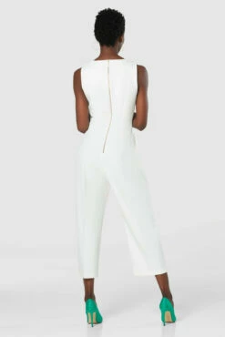 Closet London White Sleeveless Jumpsuit -Closet London Popular Shop 20211019 Closet T7987 0568 70385.1660311052