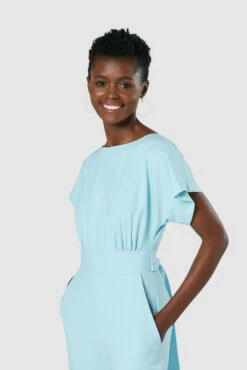 Closet LondonPale Blue Kimono Jumpsuit -Closet London Popular Shop 20211019 Closet T8036 0104 58467.1647361225