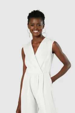 Closet London Ivory Wrap Wide Leg Jumpsuit -Closet London Popular Shop 20211019 Closet T8040 0451 75713.1647361185.1280.1280 15974.1667236583