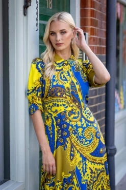 Closet LondonRoyal Blue A-Line Shirt Dress