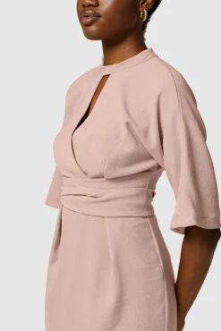 Closet London Kimono Tie Waist DressMINK -Closet London Popular Shop 2 62863.1635174434