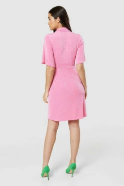 Closet London Pink Slinky Wrap A-Line Mini Dress -Closet London Popular Shop 4jRp3g8c 36847.1669823808