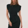 Closet LondonPetite Black KimonoPencilmini Dress