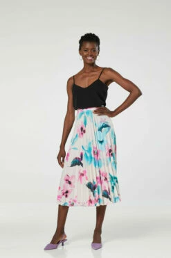 Closet London Pale Blue Sunray Pleated Skirt -Closet London Popular Shop 6KX8KIq 23834.1659020110