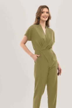 Closet London Green Wrap Front Kimono Jumpsuit -Closet London Popular Shop 9Psu0jug 01593.1648052106.1280.1280 copy 21 70070.1681383136