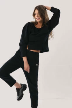 Closet London Black Tunic Sweatshirt -Closet London Popular Shop ALB6851 ALT6853 DSC 2744 55835.1615918923