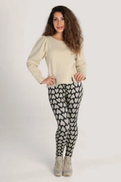 Closet London Ivory Tunic Sweatshirt -Closet London Popular Shop ALB6851 IVORY 25 66840.1621250805