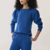 Closet London Blue Tunic Sweatshirt