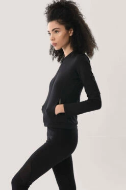 Closet London Black Zip Up Jacket -Closet London Popular Shop ALJ6825 ALJ6827 DSC 3174 06792.1613564953