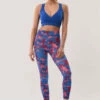 Closet London Blue Camouflage Leggings