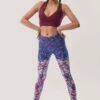 Closet London Blue Multi Print Leggings