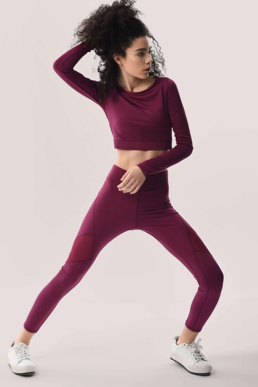 Closet London Pink Long Sleeve Crop Top 4 Closet London Pink Long Sleeve Crop Top - Image 2