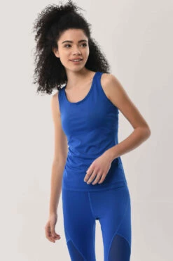 Closet London Blue Vest Top