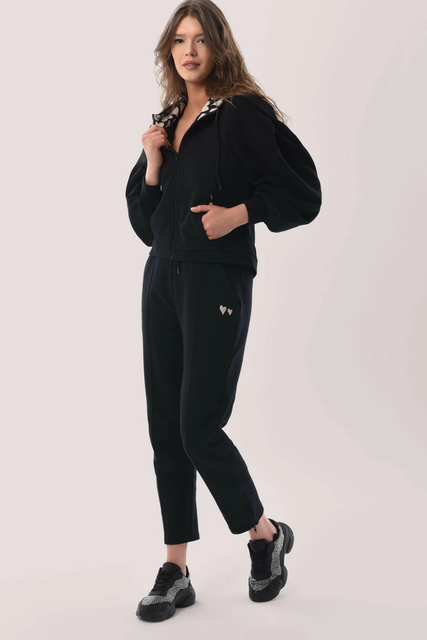 Closet London Black Zip Up With Hood 6 Closet London Black Zip Up With Hood - Image 4