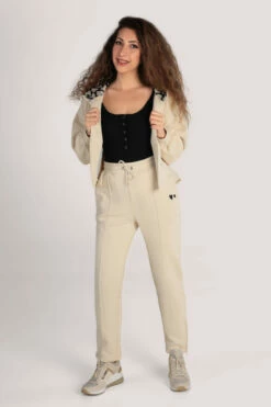 Closet London Ivory Zip Up With Hood -Closet London Popular Shop ALJ6844 IVORY 2 65419.1621251394