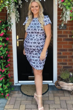 Closet Curves Ivory Chelsea Tulip Dress