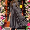 Closet London Black Long Sleeve Pleated Midi Dress -Closet London Popular Shop Artboard 4 copy 7 100 01885.1680263021