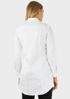 Closet London White Cross Over Long Sleeve Blouse With Collar -Closet London Popular Shop B338 WHITE CROSS OVER SHIRT 9 3 06942.1602588587