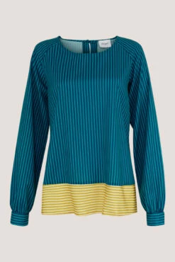 Closet London Blue Raglan Sleeve Top -Closet London Popular Shop B5353 6 32561.1653399486