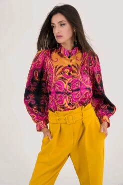 Closet London Mustard Paper Bag Trousers With Belt 7 Closet London Mustard Paper Bag Trousers With Belt -Closet London Popular Shop B5487 T5395 DSC 8474 25302.1633087876