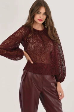 Closet London Purple Gathered Neck Raglan Blouse -Closet London Popular Shop B6399 DSC 9104 97892.1603280628