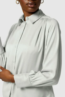 Closet London Off White Gathered Shirt -Closet London Popular Shop B7092 4709 93377.1635172393