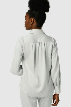 Closet London Off White Gathered Shirt -Closet London Popular Shop B7092 4712 10157.1635172379