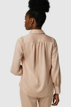 Closet London Blush Gathered Shirt -Closet London Popular Shop B7092 4712 64920.1633953684