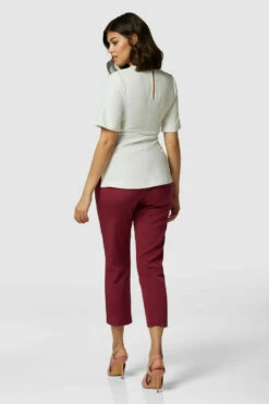 Closet London Off White Tie Waist Top -Closet London Popular Shop B7106 T7149 4407 25886.1633954571