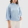 Closet LondonBaby Blue Puff Sleeve Blouse Blue -Closet London Popular Shop B7131 Baby DSC 6368 58043.1649756971