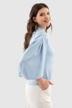 Closet LondonBaby Blue Puff Sleeve Blouse Blue -Closet London Popular Shop B7131 Baby DSC 6378 68020.1649756971