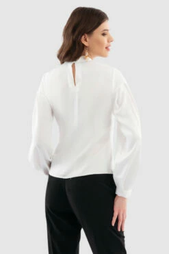 Closet London Off White Puff Sleeve Blouse 9 Closet London Off White Puff Sleeve Blouse -Closet London Popular Shop B7131 Off DSC 6473 29539.1649757160