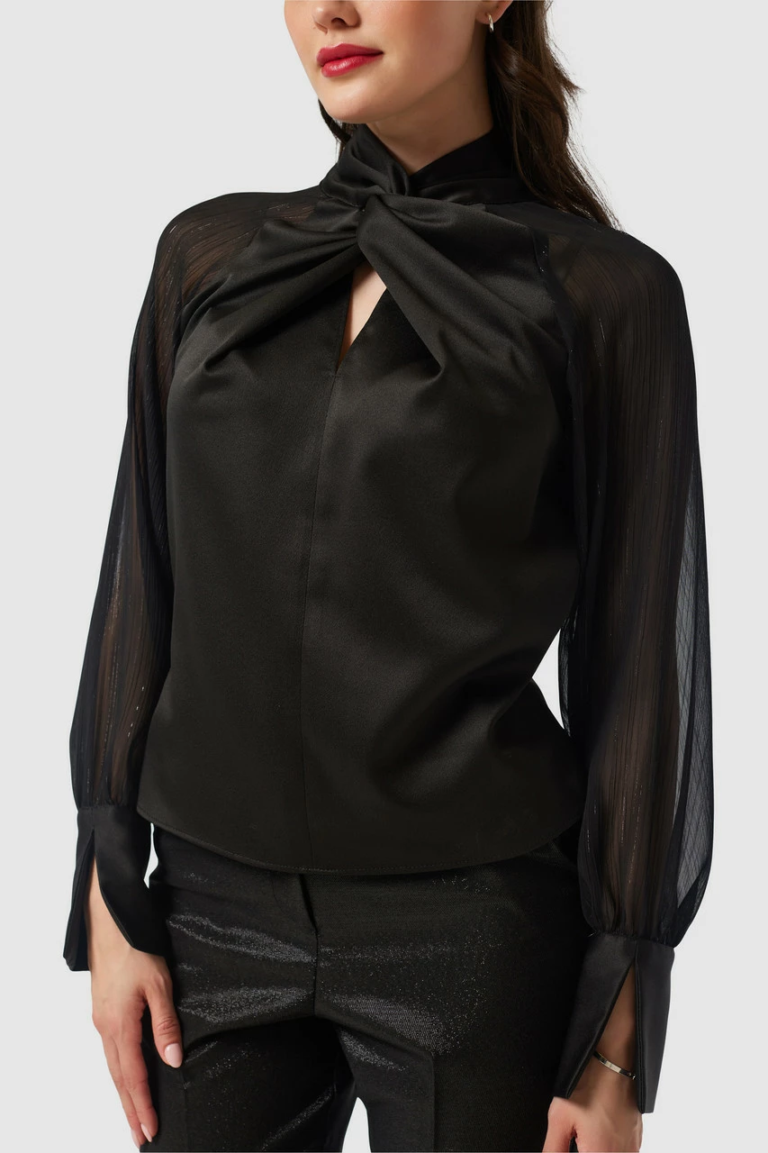 Closet LondonBlack Twist Neck Blouse 4 Closet LondonBlack Twist Neck Blouse - Image 2