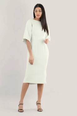 Closet London Ivory White Kimono Pencil Midi Dress 7 Closet London Ivory White Kimono Pencil Midi Dress -Closet London Popular Shop CLOSET L 1402 29186.1581434309 68231.1625577836