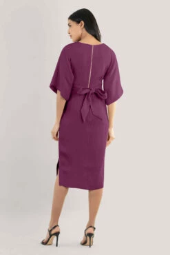Closet London Petite Plum Kimono Midi Dress -Closet London Popular Shop CLOSET L 1412 61099.1581434309 92430 60637.1696336531
