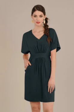 Closet London PetiteBlack Tie Waist Tulip Dress -Closet London Popular Shop D5124 DSC 3877 95278 copy1 88822.1679404020