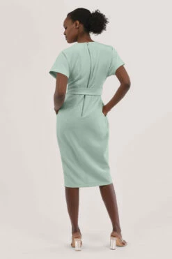 Closet London Petite Sage GreenKimono Wrap Dress -Closet London Popular Shop D5142 DSC 6500 02222 73725.1676037516