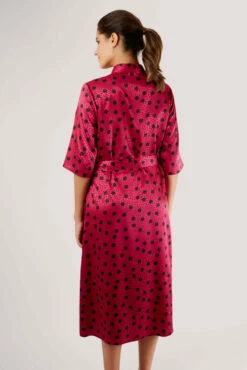 Closet London Pink A-Line Shirt Dress -Closet London Popular Shop D5537 MAGENTA 3 62919.1568114652
