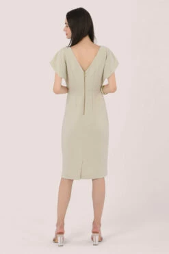 Closet London Cream Kimono Pleated Pencil Dress -Closet London Popular Shop D6253 DSC 2114 34524.1599058339