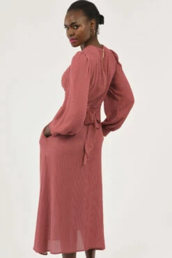 Closet London Red Puff Sleeve A-line Midi Dress -Closet London Popular Shop D6258 DSC 7999 47493.1619450154