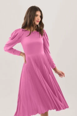 Closet London Pink Pleated Dress -Closet London Popular Shop D6477 DSC 9608 53285.1628506696