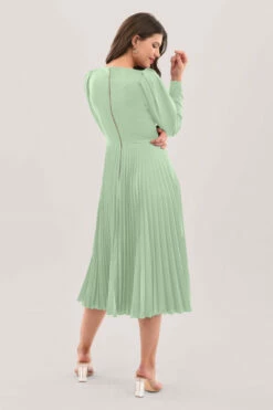Closet London Mint Green Pleated Midi Dress -Closet London Popular Shop D6477 DSC 9613 15603 99204.1660041511