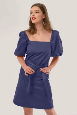 Closet London Navy Bardot Belted Dress -Closet London Popular Shop D6494 DSC 1153 84266.1603988436.1280.1280 44262.1653058012