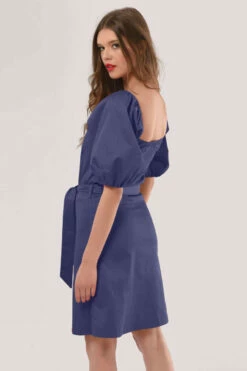 Closet London Navy Bardot Belted Dress -Closet London Popular Shop D6494 DSC 1156 12700.1603988422.1280.1280 65848.1653058014