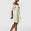 Closet London Ivory Bardot Belted Dress -Closet London Popular Shop D6526 2561 02835.1662651509