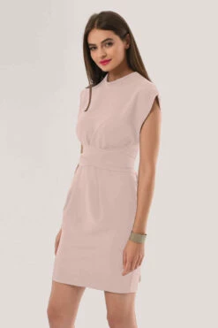 Closet London Blush Pink Kimono Pencil Dress With Tie -Closet London Popular Shop D6665 DSC 1515 59756.1603988869 25853 00293.1665493571