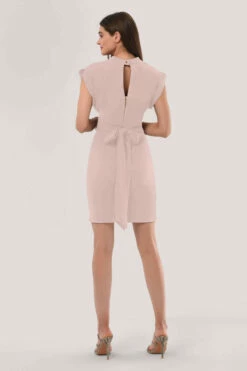 Closet London Blush Pink Kimono Pencil Dress With Tie -Closet London Popular Shop D6665 DSC 1517 67778.1603988869 86683 46011.1665493572