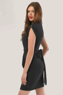 Closet London Black Kimono Pencil Dress With Tie -Closet London Popular Shop D6665 green 5 67468.1625154746