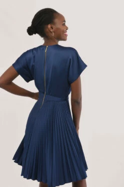 Closet Curves NavyKimono Pleated Dress -Closet London Popular Shop D6775 DSC 8038 17772.1612875771