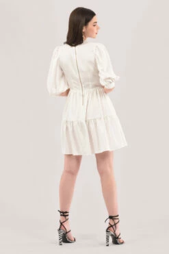 Closet London Ivory Puff Sleeve Mini Dress -Closet London Popular Shop D6805 DSC 4252 48968.1612530078